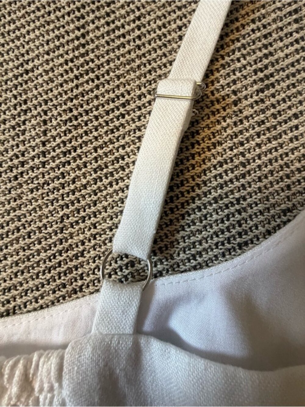 NEW Reformation Sabine Long Sleeveless Linen Dress Dunes White | US 6 UK 10 - Picture 13 of 16